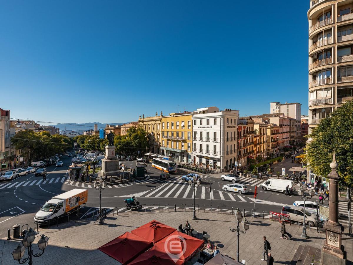 Piazza Yenne Apartment Cagliari Bagian luar foto